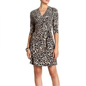 Banana Republic FACTORY PRINT WRAP DRESS